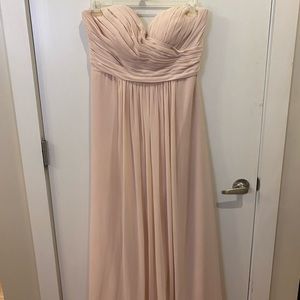 Blush evening dress